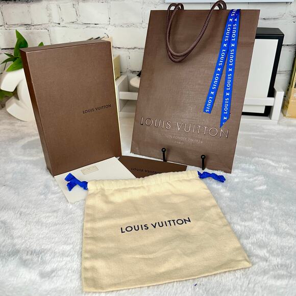 Louis Vuitton Box, Dust Bag, shopping bag and ribbon note card gift set! - Picture 1 of 10